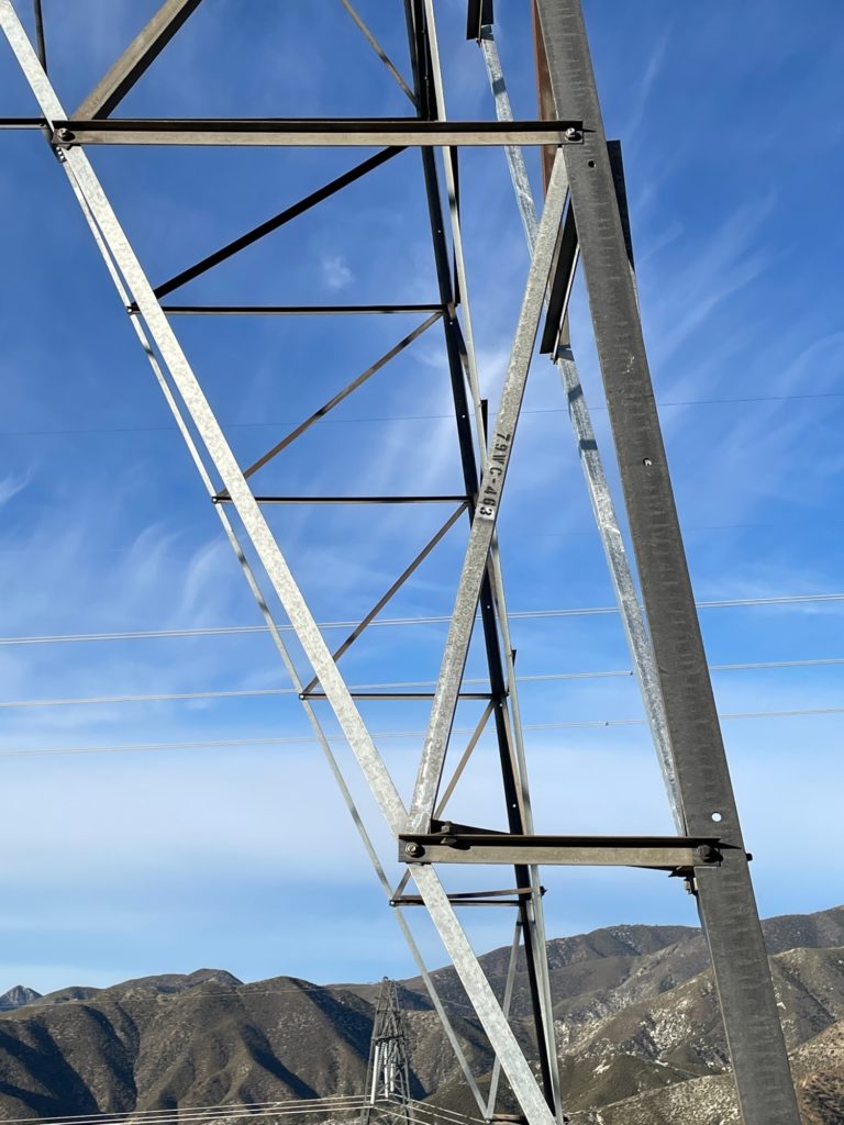 Tower Repair - Rock Slide Repaired